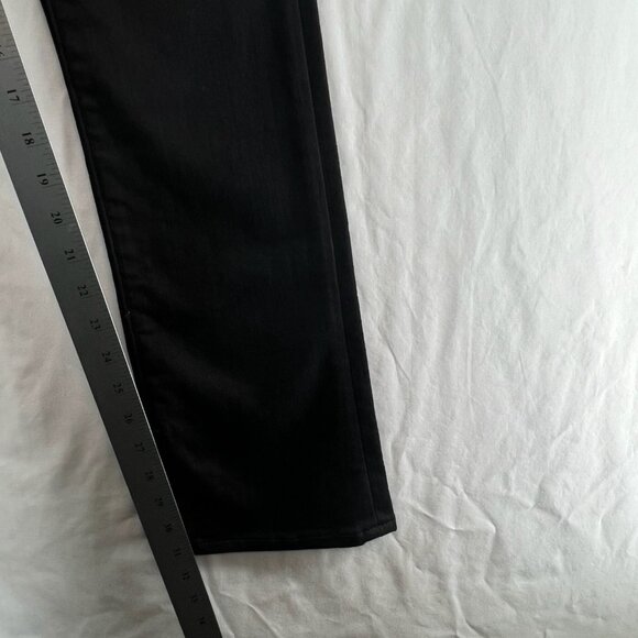 Express Skyscraper Mid-Rise Jeans Women 2R Hyper Stretch Vented Inside Hem Black - Picture 13 of 16